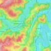 Mapa topográfico Wörmge, altitud, relieve