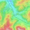 Mapa topográfico Wahlbach, altitud, relieve