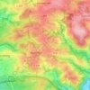 Mapa topográfico Höhe, altitud, relieve