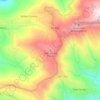 Mapa topográfico Vale Serrão, altitud, relieve