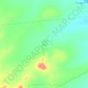 Mapa topográfico Ujni, altitud, relieve