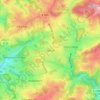 Mapa topográfico Spitze, altitud, relieve