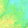 Mapa topográfico Olympia Fields, altitud, relieve