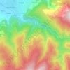 Mapa topográfico Casal Novo, altitud, relieve