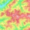 Mapa topográfico Oberelben, altitud, relieve