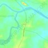 Mapa topográfico Sendha, altitud, relieve