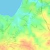 Mapa topográfico La Briandière, altitud, relieve