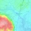 Mapa topográfico La Cailletterie, altitud, relieve