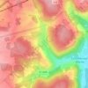 Mapa topográfico Monneaux, altitud, relieve