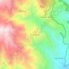 Mapa topográfico Tingo Nunuya, altitud, relieve