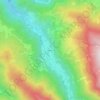 Mapa topográfico Médas, altitud, relieve