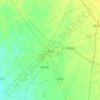 Mapa topográfico Jind, altitud, relieve