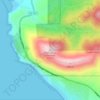 Mapa topográfico Neahkahnie Mountain, altitud, relieve