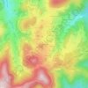 Mapa topográfico La Rochette, altitud, relieve