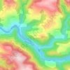 Mapa topográfico Crays, altitud, relieve