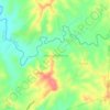 Mapa topográfico Sapang Pahalang, altitud, relieve