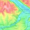 Mapa topográfico Waizenbach, altitud, relieve