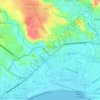 Mapa topográfico Talomo District, altitud, relieve