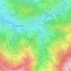 Mapa topográfico Bachwinkl, altitud, relieve