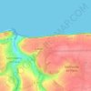 Mapa topográfico Ectot, altitud, relieve