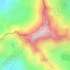 Mapa topográfico Scima da Saoseo, altitud, relieve