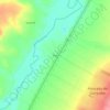 Mapa topográfico Sapé, altitud, relieve