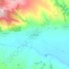 Mapa topográfico Сунгурларе, altitud, relieve