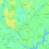 Mapa topográfico Demra, altitud, relieve