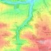 Mapa topográfico Riet, altitud, relieve