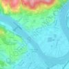 Mapa topográfico Persenbeug, altitud, relieve