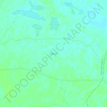 Mapa topográfico Narail, altitud, relieve