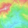 Mapa topográfico Le Revest-les-Eaux, altitud, relieve