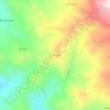 Mapa topográfico El Triunfo, altitud, relieve