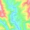 Mapa topográfico Barbascal, altitud, relieve