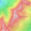 Mapa topográfico Fellhorn, altitud, relieve
