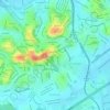 Mapa topográfico Pedra Rasa, altitud, relieve