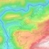 Mapa topográfico Sur le Rang, altitud, relieve