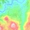 Mapa topográfico Fataunços, altitud, relieve