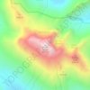 Mapa topográfico Mount Stuart, altitud, relieve