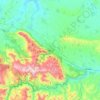 Mapa topográfico Wraza, altitud, relieve