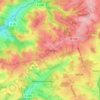 Mapa topográfico Eikamp, altitud, relieve