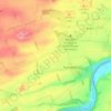 Mapa topográfico New Horndean, altitud, relieve