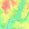 Mapa topográfico Le Plessis, altitud, relieve