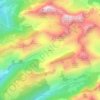 Mapa topográfico Darbon, altitud, relieve