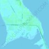 Mapa topográfico Big Pine Key, altitud, relieve