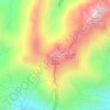 Mapa topográfico Mount Ellinor, altitud, relieve