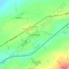 Mapa topográfico Oughterside, altitud, relieve