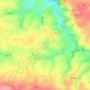 Mapa topográfico Kleinprausitz, altitud, relieve