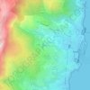 Mapa topográfico Pojo, altitud, relieve