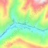 Mapa topográfico Keylang, altitud, relieve